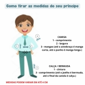 Conjunto Social Camisa Branco e Calça Susp. Gravata Cinza