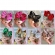 Tiara Infantil Cores de Natal Festas Com Strass e Glitter - Nude