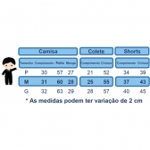 Conjunto Social Bebê Camisa Colete e Gravata Azul C/ Calça Branca - Branco e Azul