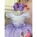Vestido Infantil Lilás Casa Mágica da Gabby Laço Luxo - Lilás