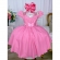 Vestido Infantil Rosa Chiclete C/ Aplique Borboletas Pérolas
