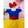Vestido Infantil Princesa Branca de Neve Saia C/ Glitter