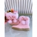 Botinha Infantil Rosa Laço Pompom Com Pelúcia e Zíper