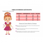 Vestido Infantil Frozen Aplique Laço Luxo Festa de Princesas