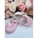 Sapatinho Rosa Bebê Com Aplique de Borboletas e Pérolas