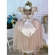 Vestido Infantil Nude Longo Damas C/ Renda Realeza Luxo