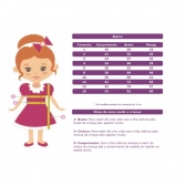 Bolero Infantil Branco Soft C/ Botão Luxo