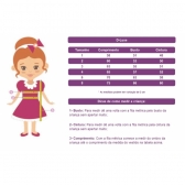 Vestido Infantil Moana Baby Pêssego e Azul Luxo Festa