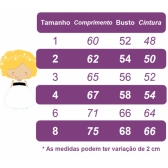 Vestido Infantil Azul Bebê Strass no Busto e Cinto de Pérolas