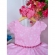 Vestido Infantil Casa Mágica da Gabby Rosa Luxo Corações - Rosa