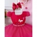 Vestido Infantil Pink Aplique de Borboletas C/ Glitter