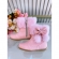Botinha Infantil Rosa Laço Pompom Com Pelúcia e Zíper