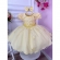 Vestido Infantil Amarelo Renda Aplique Flor Borboleta e Laço