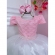 Vestido Infantil Rosa C/ Renda Saia Branca Damas Longo