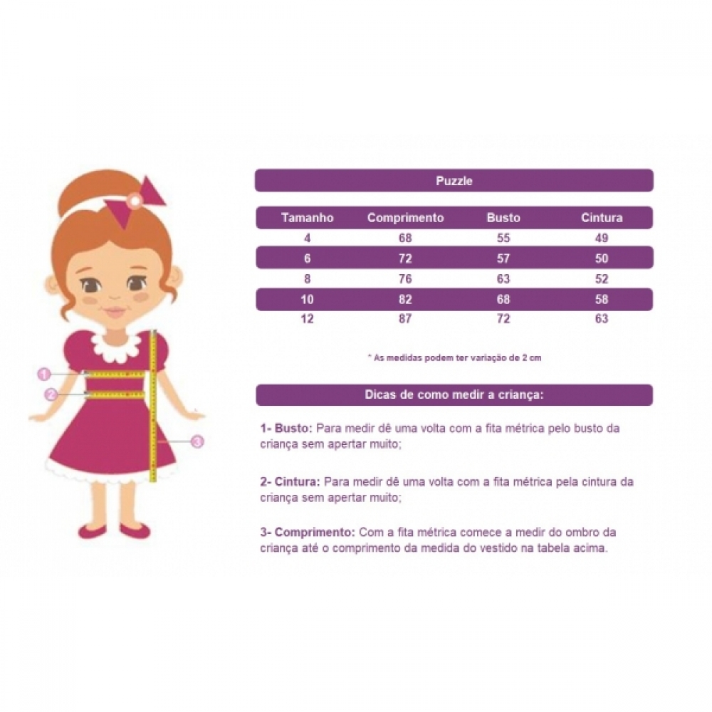 Vestido Infantil Branco C/ Renda e Cinto de Pérolas Laço