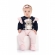 Conjunto Infantil Moletom Flanelado Azul Marinho e Rosa Ursinho