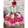 Vestido Infantil Moana Baby Colorido Com Cinto de Pérolas