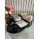 Sapatinho Preto Verniz Luxo Com Lacinho e Strass - Preto