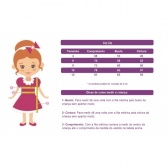 Vestido Infantil Rosa Bebê LOL Surprise Peito Nervura Luxo - Rosa Claro