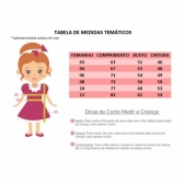 Vestido Infantil Unicórnio Colorido Babados C/ Tiara Luxo