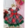 Vestido Infantil Vermelho Xadrez Colorido Natal Festas