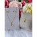 Conjunto Colar Brinco e Pulseira Infantil Borboleta