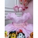 Vestido Infantil Patrulha Canina Sky Rosa Festas Luxo - Rosa Claro