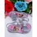 Rasteira Infantil Salomé C/ Laço Duplo Maxi Glitter Prata