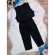 Conjunto Social Calça Camisa Colete e Gravata Preto