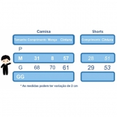 Conjunto Social Bebê C/ Camisa Short Gravata e Susp. Cinza - Cinza