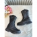 Bota infantil Boiadeira Texana Preto Com Zíper Luxo