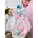 Vestido Infantil Chuva de Amor Colorido Circo Festa - Colorido