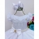 Vestido Infantil Branco C/ Renda Pérolas e Strass Luxo - Branco