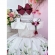 Vestido Infantil Rosa Bebê Busto Nervura Florido C/ Broche - Rosa Claro