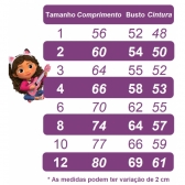 Vestido Infantil Lilás Casa Mágica da Gabby Laço Luxo - Lilás