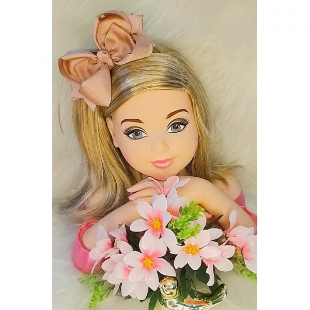 Laço Infantil Rose Maxx Nó C/ Bico de Pato