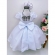Vestido Infantil Branco C/ Bolinhas Cinto Pérolas Luxo