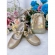 Kit Sapatilha e Bolsinha Infantil Dourado Furta Cor Strass