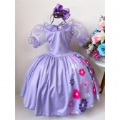 Vestido Infantil Isabela Encanto Festas Princesas