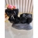 Botinha Infantil Preto Laço e Pompom Com Zíper Super Luxo