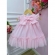 Vestido Infantil Bebê Rosa Bebê Jardim Encantado Luxo