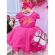Vestido Infantil Barbie Luxo Pink Com Cinto de Pérolas - Pink