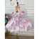 Vestido Infantil Branco Florido de Rosas C/ Cinto de Pérolas