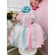 Vestido Infantil Chuva de Amor Colorido Circo Festa - Colorido