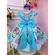 Vestido Infantil Princesa Ariel Sereia Peito Escamas Filme