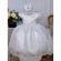Vestido Infantil Branco C/ Renda Realeza e Cinto de Pérolas