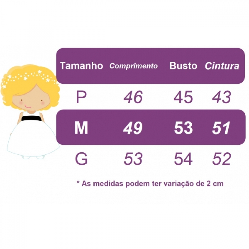 Vestido Bebê Branco Busto C/ Renda e Pérolas Batizados