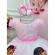Vestido Infantil Moanna Baby Rosa Busto C/ Strass - Rosa Claro