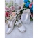 Kit Sapatilha e Bolsinha Infantil Branca Furta Cor C/ Strass