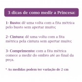 Vestido Infantil Princesa Cinderela Azul C/ Renda e Pérolas